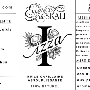 Alternative view of IZZA - huile capillaire assouplissante